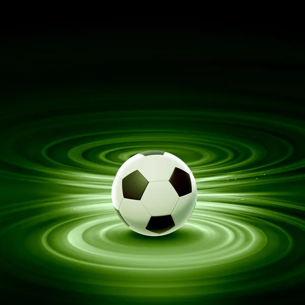 Black and white soccer ball — Stock Photo, Image