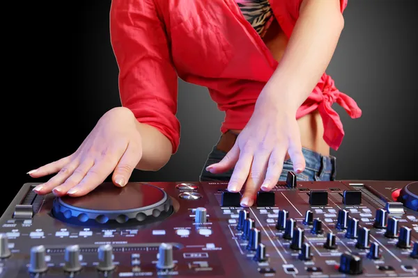 DJ Karıştırıcı — Stok fotoğraf