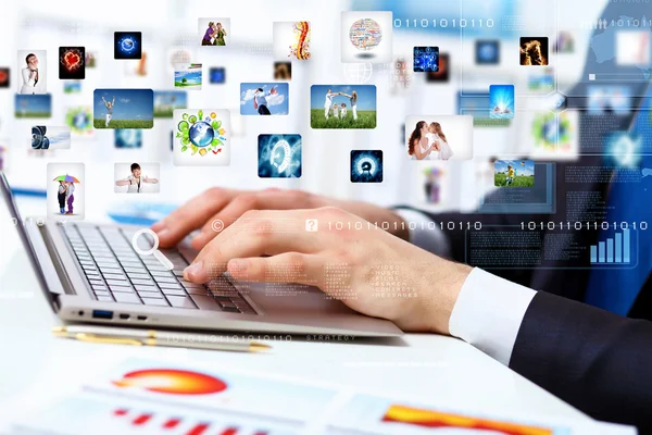 Business technologies today — Stock Photo, Image