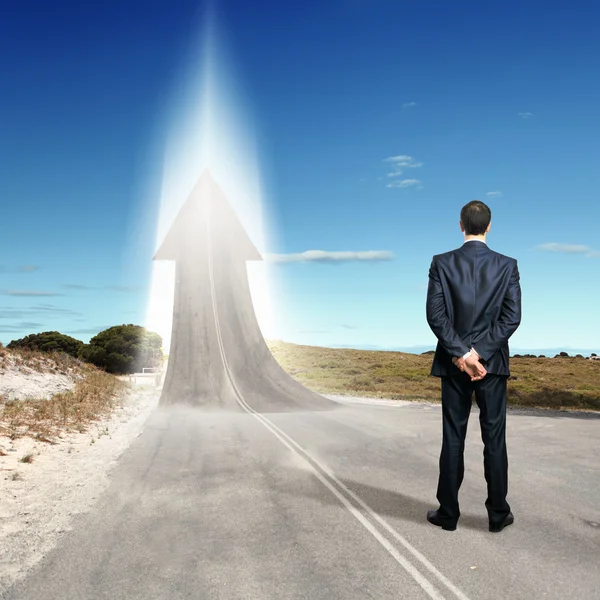 Concept of the road to success — Stock Photo, Image