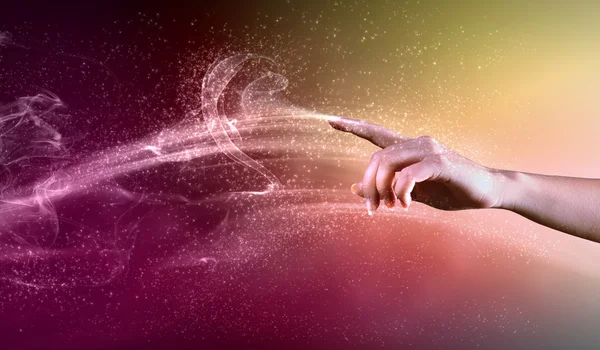 Magical hands conceptual image — Stock Photo, Image