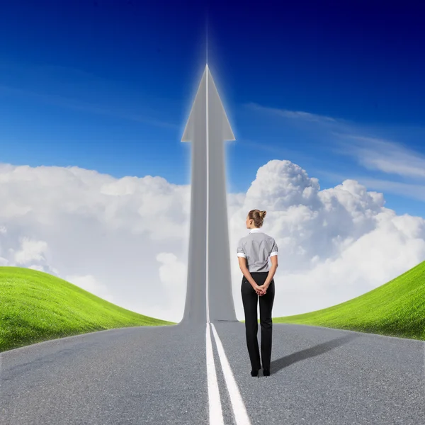 Concept of the road to success — Stock Photo, Image