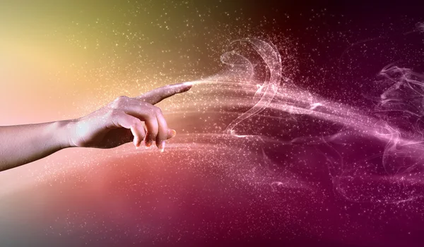 魔法の手の概念図 — ストック写真