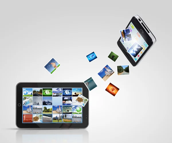 Moderne Kommunikationstechnologie — Stockfoto