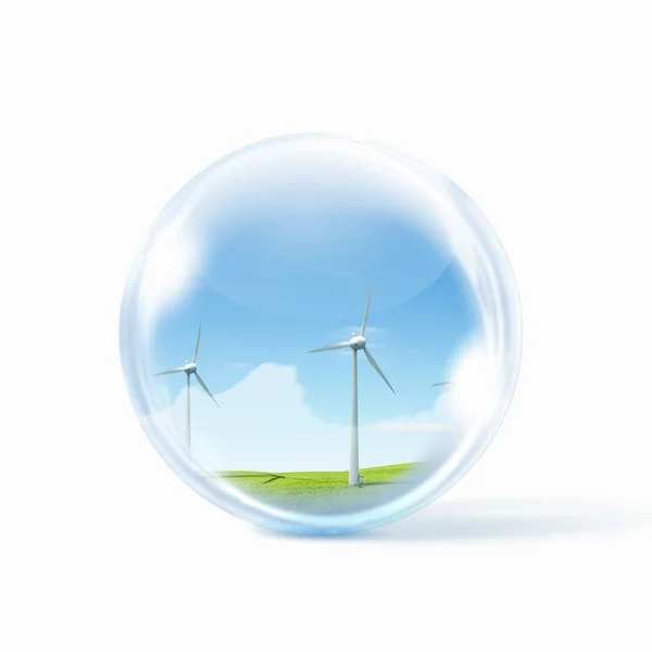 Energia eólica — Fotografia de Stock