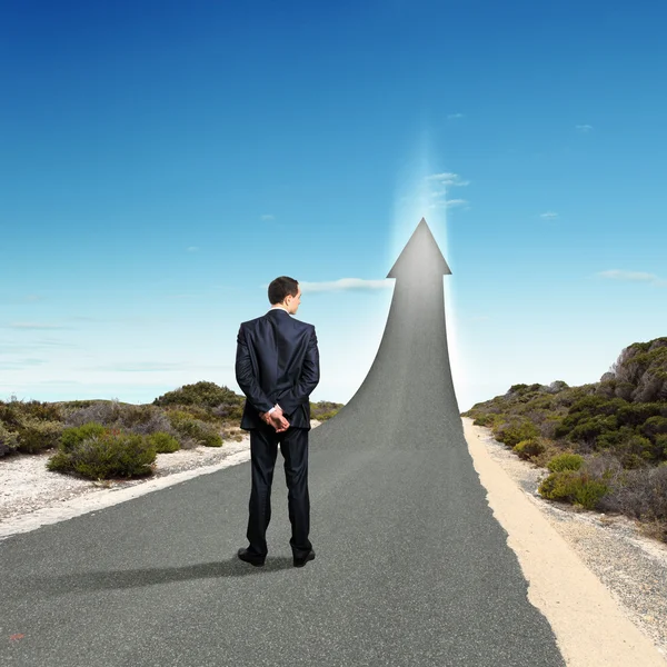 Concept of the road to success — Stock Photo, Image