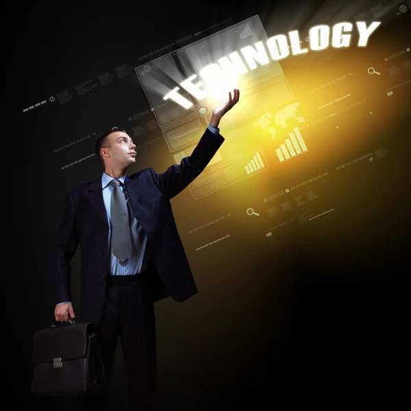 Tecnologia moderna nos negócios — Fotografia de Stock