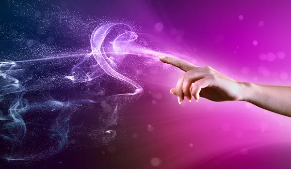 Magical hands conceptual image — Stock Photo, Image