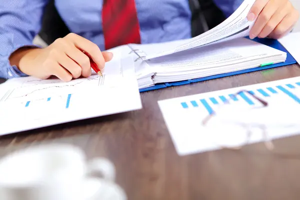 Business woman at office — Stock Photo, Image