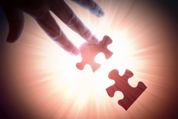 Puzzle pieces — Stock Photo, Image