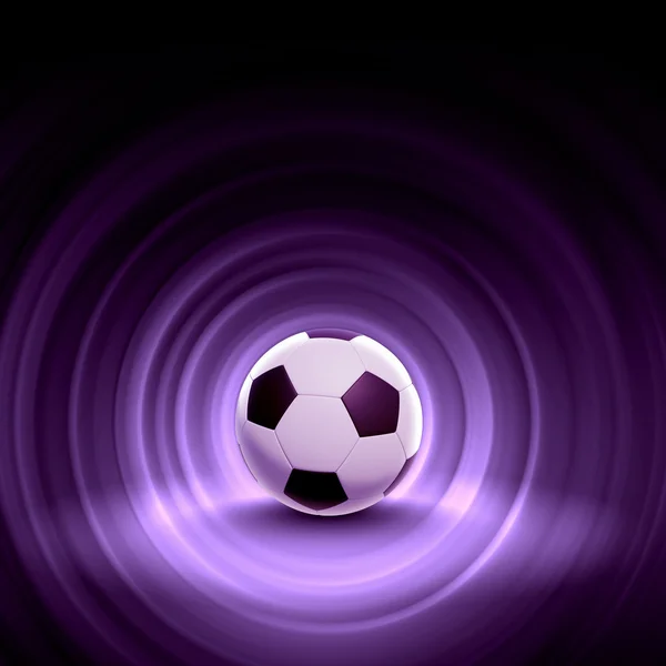 Siyah-beyaz futbol topu — Stok fotoğraf