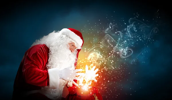 Christmas theme with santa — Stock Photo, Image