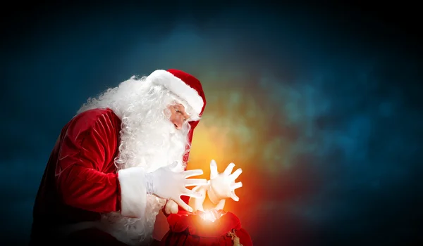 Christmas theme with santa — Stock Photo, Image