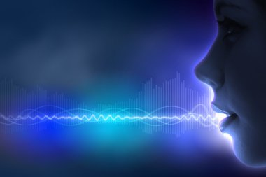 ses dalgası illüstrasyon