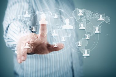 sanal düğmelere basarak el