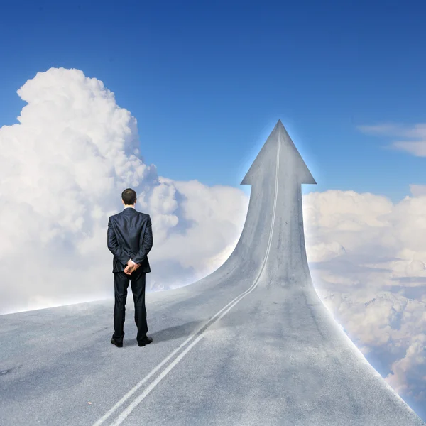 Concept of the road to success — Stock Photo, Image