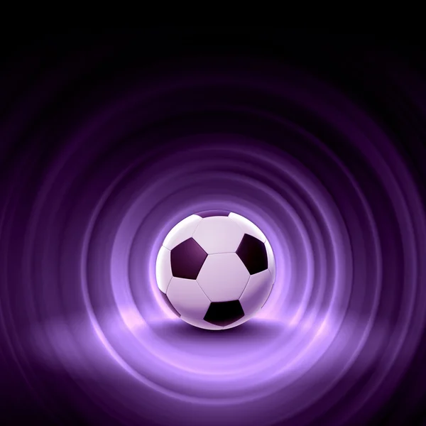 Black and white soccer ball — Stock Photo, Image