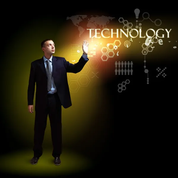 Moderne Technologie in der Wirtschaft — Stockfoto