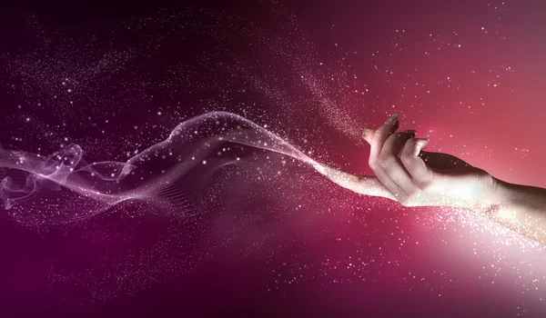 Magical hands conceptual image — Stock Photo, Image