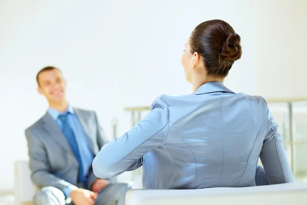 Business interview — Stock Photo, Image