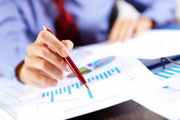 Business woman at office — Stock Photo, Image