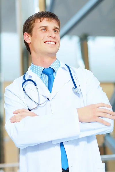 Příjemný mužský doktor — Stock fotografie