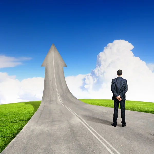 Concept of the road to success — Stock Photo, Image