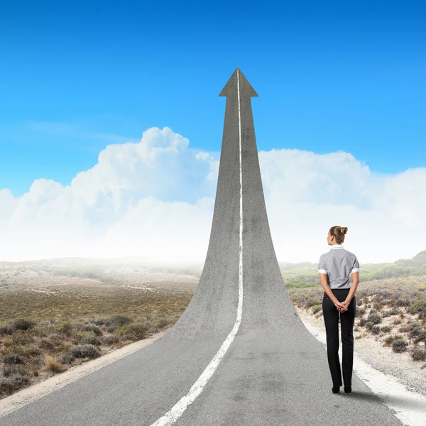 Concept of the road to success — Stock Photo, Image