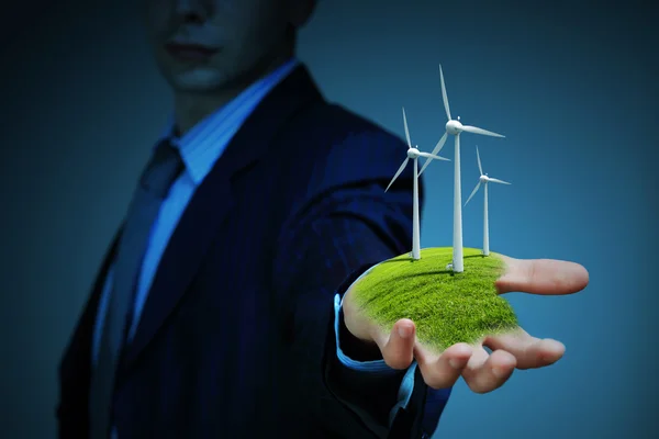 Saubere Energie. Windmühlen — Stockfoto