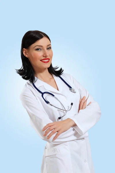 Jovem retrato médico feminino — Fotografia de Stock