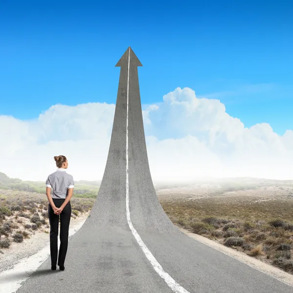 Concept of the road to success — Stock Photo, Image