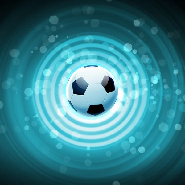 Schwarz-weißer Fußballball — Stockfoto