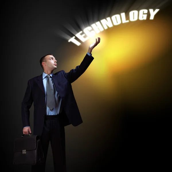 Modern technology in business — Stock Photo, Image