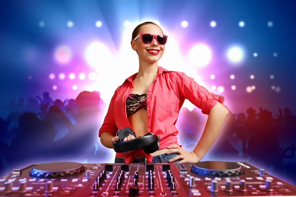 Dj and mixer Royalty Free Stock Images