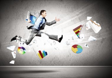 çalışan işadamı görüntüsü