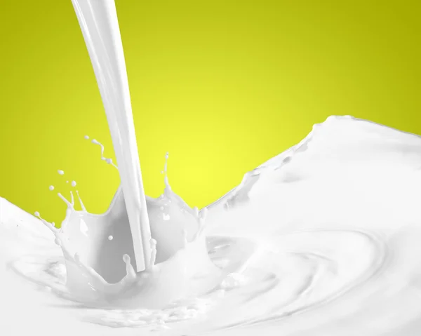 Imagen de salpicaduras de leche — Foto de Stock