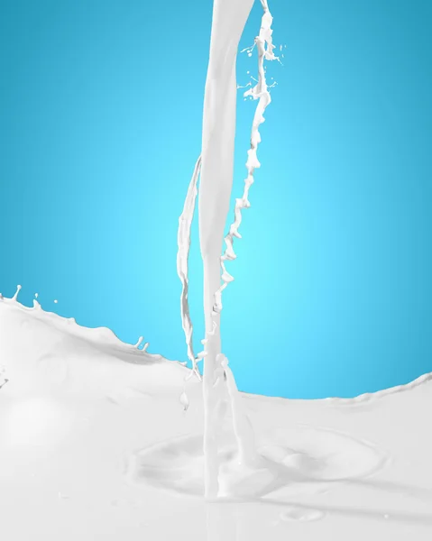 Image of milk splashes — Stock Photo, Image