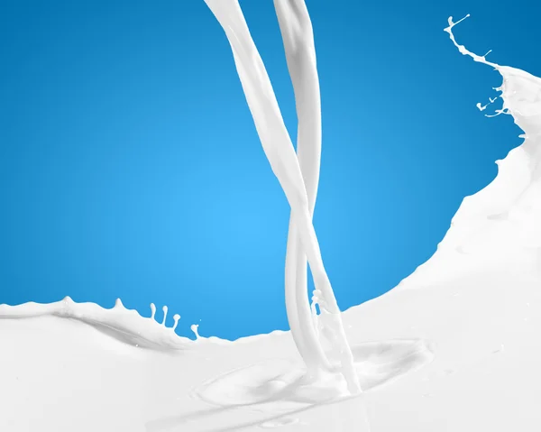 Image of milk splashes — Stock Photo, Image