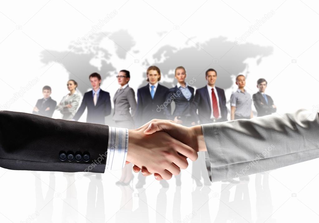 image of business handshake