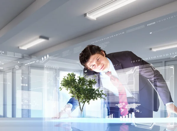 Environmental problems and high-tech innovations — Stock Photo, Image