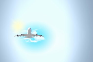 uçağın içinde gökyüzü görüntü