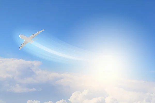 Image de l'avion dans le ciel — Photo