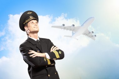 görüntü erkek pilotu