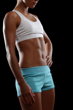 gülümseyen kadın fitness
