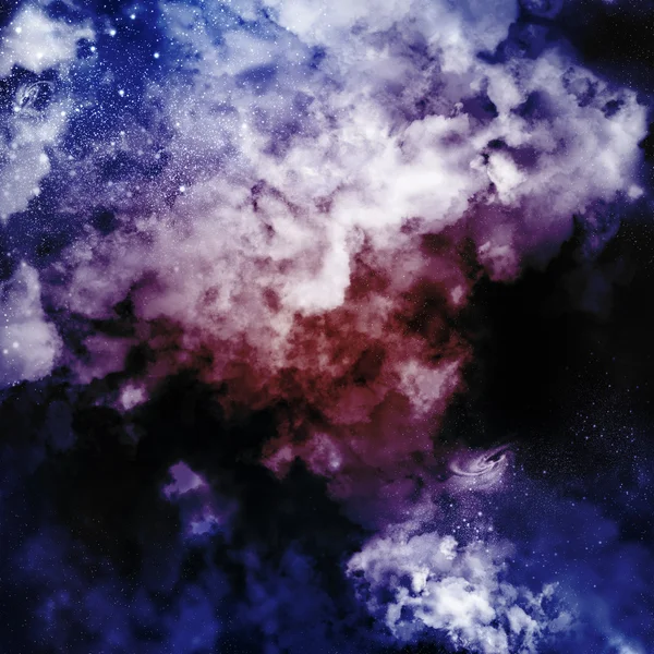 Космические облака тумана — стоковое фото