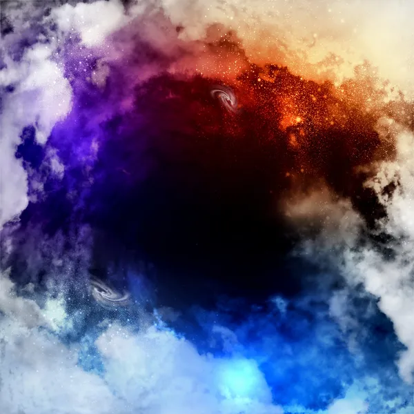 宇宙薄雾云的 — 图库照片