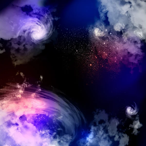 Kozmikus felhők, köd — Stock Fotó