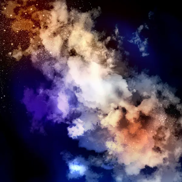 Cosmic clouds of mist — Stock Photo, Image