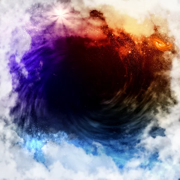 Kosmické oblaka mlhy — Stock fotografie