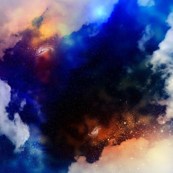 Nuvens cósmicas de névoa — Fotografia de Stock